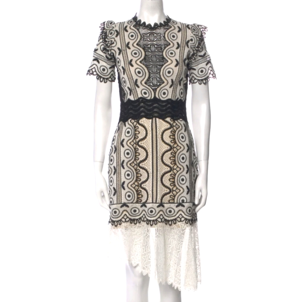 SEA New York Lola Crochet Lace Dress XS 2 - Picture 1 of 11